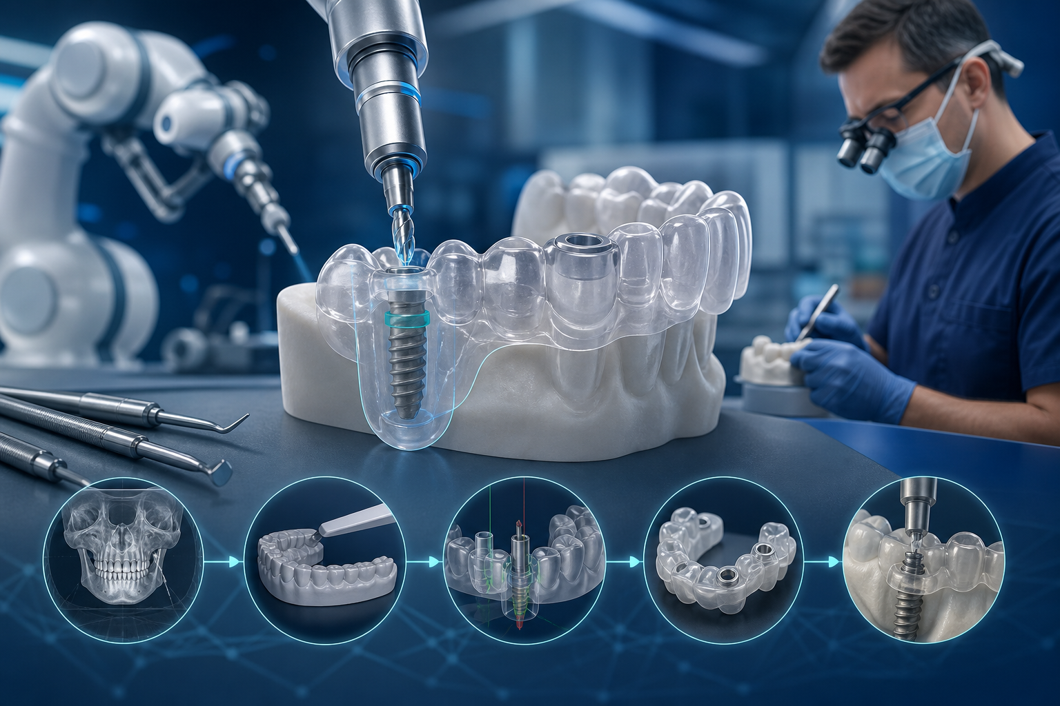Implantologia guidata: accuratezza, workflow digitale e limiti da conoscere
